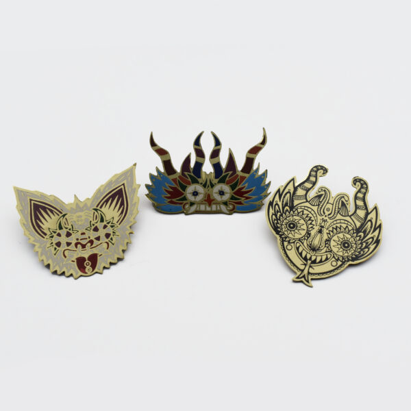 Bolivian Masks Pins